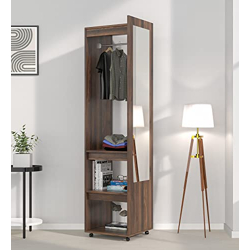 @home By Nilkamal Mamen Engineered Wood Dresser with Mirror (Cappucino