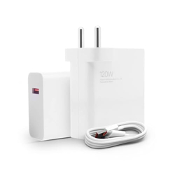 Mi Xiaomi Original 120W Hyper Charge Adapter with 6A Cable - Fast Char