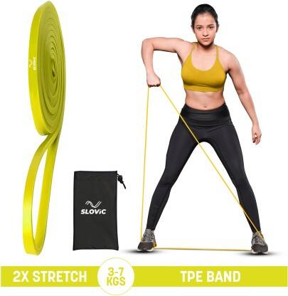 SLOVIC TPE Bands for Workout | Pull Up | Stretching | Heavy Duty Resis