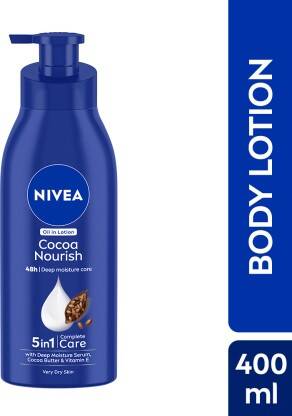 NIVEA Cocoa Nourish oil in Lotion Moisturizer(400 ml)