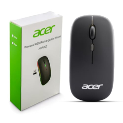 Acer Beam Wireless & Bluetooth Rechargeable Mouse, USB Receiver, LED C