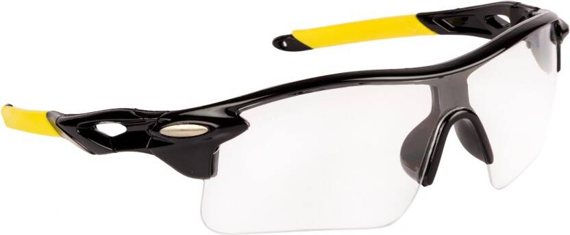 UV Protection Sports Sunglasses (62)(For Men & Women, Clear)