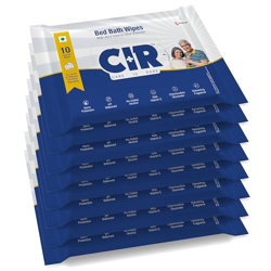 CIR SOFT BODY CLEANSING WET BED BATH WIPES FOR ADULTS | BODY SPONGING