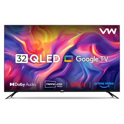 VW 80 cm (32 inches) Pro Series HD Ready Smart QLED Google TV VW32GQ1