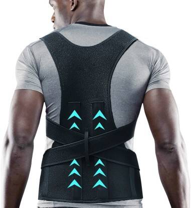 PLETHEON belt for men and women for back pain with metal back Posture