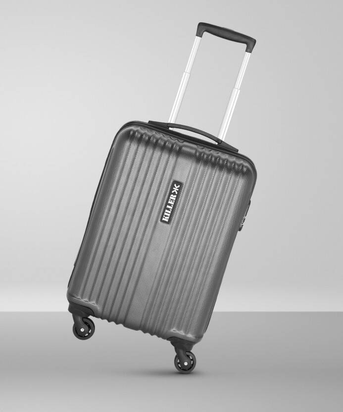 Small Cabin Suitcase (53 cm) 4 Wheels - STRING - Silver