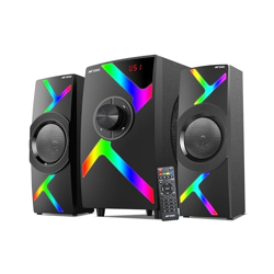 Ant Esports GS80,80W 2.1 Channel Bluetooth Multimedia RGB Speaker with