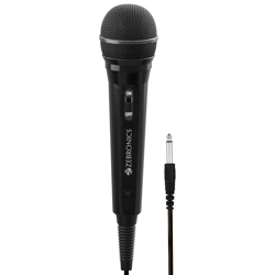ZEBRONICS MP100, Wired Microphone, 6.3mm, High Sensitivity Dynamic Mic