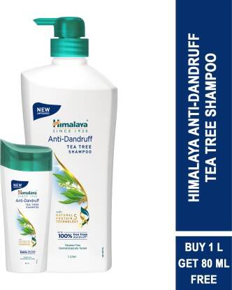 HIMALAYA Anti-Dandruff Tea Tree Shampoo (1L) + Anti-Dandruff Tea Tree