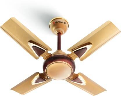 Longway Starlite-1 P1 600 mm 4 Blade Ceiling Fan(Ultra High Speed | Go