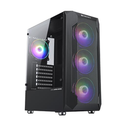 ZEBRONICS APEX Edge Premium Mesh Gaming Cabinet/Case, Full-Tower, Supp