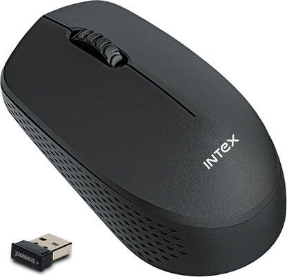 Intex 2.4G Power Plus Wireless Mouse Wireless Optical Mouse with Blue