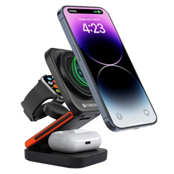 ZEBRONICS MAGBOOST 3 in 1 Foldable MagSafe Compatible Wireless Chargin