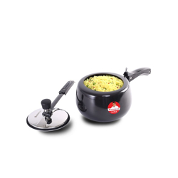 Wonderchef Black Aluminium Induction Base Taurus Pressure Cooker 3 L