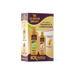 ALMOND DROPS ANTI-HAIRFALL COMBO - SHAMPOO 340ML & CONDITIONER 175ML