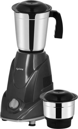 LIFELONG DUOS 500 W MIXER GRINDER(DUOS - LLMG92 | 2 JARS | GREY)