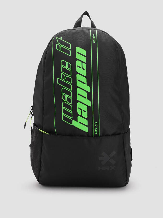 Medium 23 L Laptop Backpack Unisex Printed Backpack(Black)
