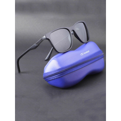 by Lenskart Unisex Green Lens & Black Wayfarer Sunglasses with Polaris