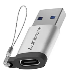 AMBRANE USB Type C Female to USB Male OTG Adapter with 5 Gbps High-Spe