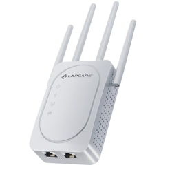 Lapcare AC1200 WiFi Range Extender | Up to 1200Mbps Speed | Dual Band