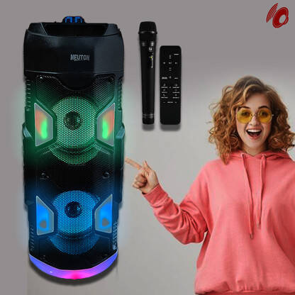 NEUTON Play King with Wired Mic and Remote 40 W Bluetooth with RGB LIG