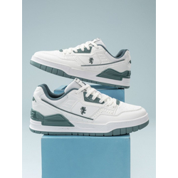 Men Colourblocked Lace-Ups Round Toe Sneakers
