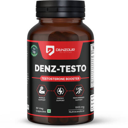 DENZOUR NUTRITION DENZ-TESTO SUPPLEMENT - 1000MG| SUPPORTS ENERGY & PE