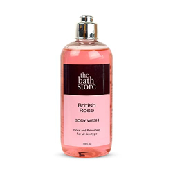 The Bath Store British Rose Body Wash Shower Gel | Tan Removal Body Wa