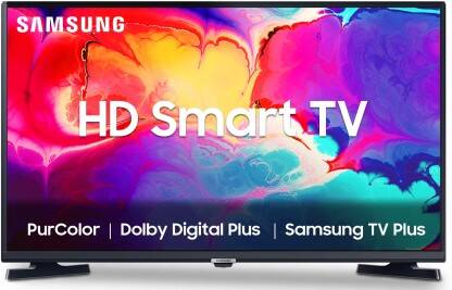 SAMSUNG 80 cm (32 Inch) HD Ready LED Smart Tizen TV with with Bezel-Fr
