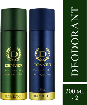 DENVER Hamilton and Pride Combo Deodorant Spray - For Men(400 ml, Pa