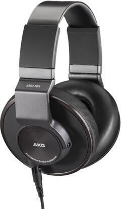 AKG K553 MKII Closed-back Studio Wired Gaming(Black, On the Ear)