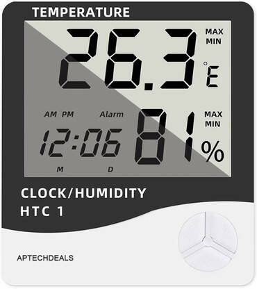 APTECHDEALS HTC-1 HTC-1 Digital Hygrometer Thermometer Humidity Meter