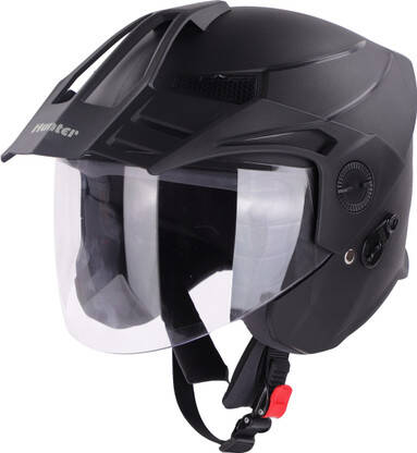 Steelbird SBH-23 Hunter ISI Certified Open Face Motorbike Helmet(Dashi