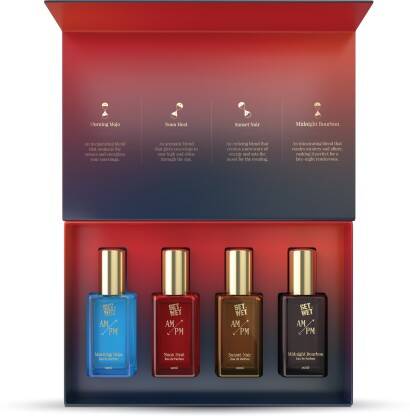 SET WET AM/PM Gift Set 4x20 ml Premium Scent with Long Lasting Fragran