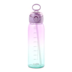 CELLO Inspire Plastic Water Bottle | 900ml Capacity | BPA Free Materia