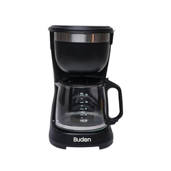 Budan 12 Cups Drip Coffee Maker, 600 Ml Borosilicate Glass Carafe Jar,