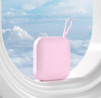 AMYTEL 10100 mAh 25 W Mini Pocket Size Power Bank(Pink, Lithium-ion, Q