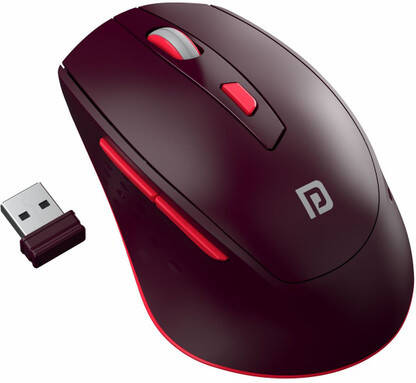 PORTRONICS TOAD 32 WIRELESS MOUSE WITH 6 BUTTONS, ERGONOMIC DESIGN, AD