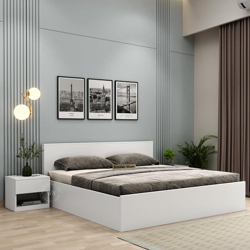 Wooden Street Harper Queen Size Bed Stylish Double Bed with Storage in