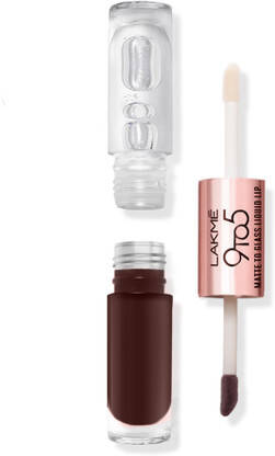 Lakm 9 to 5 Matte to Glass Liquid Lip(Walnut Praline, 7.6 g)