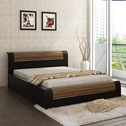 Spacewood Bed | King Size (78 X 72) Engineered Wood Bed with 3/4th Lif