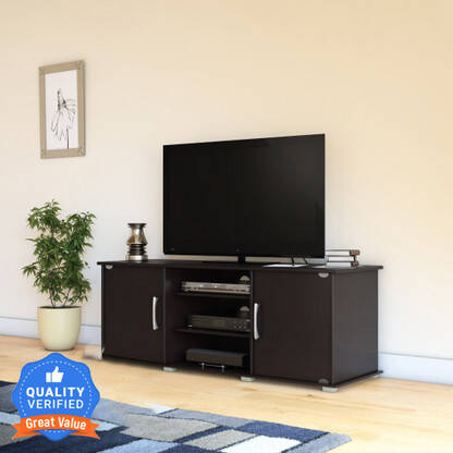 Flipkart Perfect Homes Riobo Engineered Wood TV Entertainment Unit(Fin