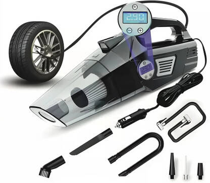 TEXUM TVC-A300 2 in 1 | Tyre Inflator High Power 9 KPA Handheld Car Va