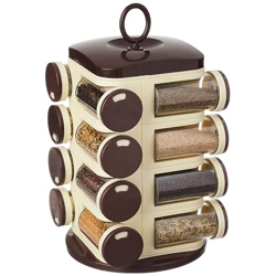 Black Olive Storewell Spice Rack - Multipurpose Spice Rack 360 Degree