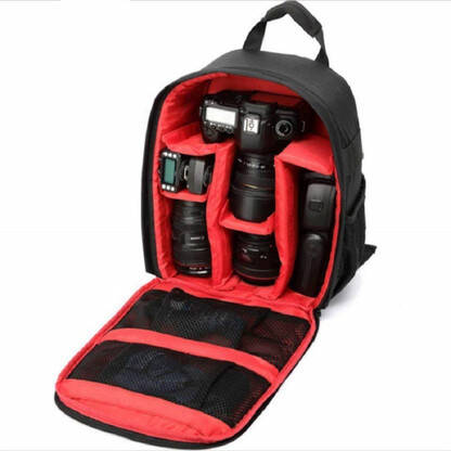 hi guys DSLR SLR Lens Shoulder Backpack Case for Canon Nikon Sigma Oly
