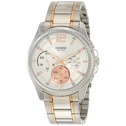 Casio Enticer Analog Grey Dial Men's Watch - MTP-E305RG-7AVDF (A1662)