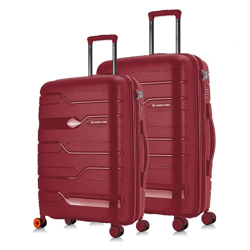 Nasher Miles Paris Hard-Sided Polypropylene Luggage Set of 2 | 65cm &