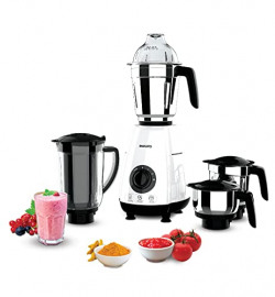Philips HL7703/00 1000 Watt Mixer Grinder Copper Motor, 4 Jar with 5 Y