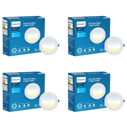 PHILIPS STARFIT 7-WATT ROUND LED DOWNLIGHTER | 3 COLORS IN 1 CONCEALED