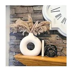 SPHINX Ceramic Donut Vase, Pampas Grass Flower Vase, Home Decor Centre